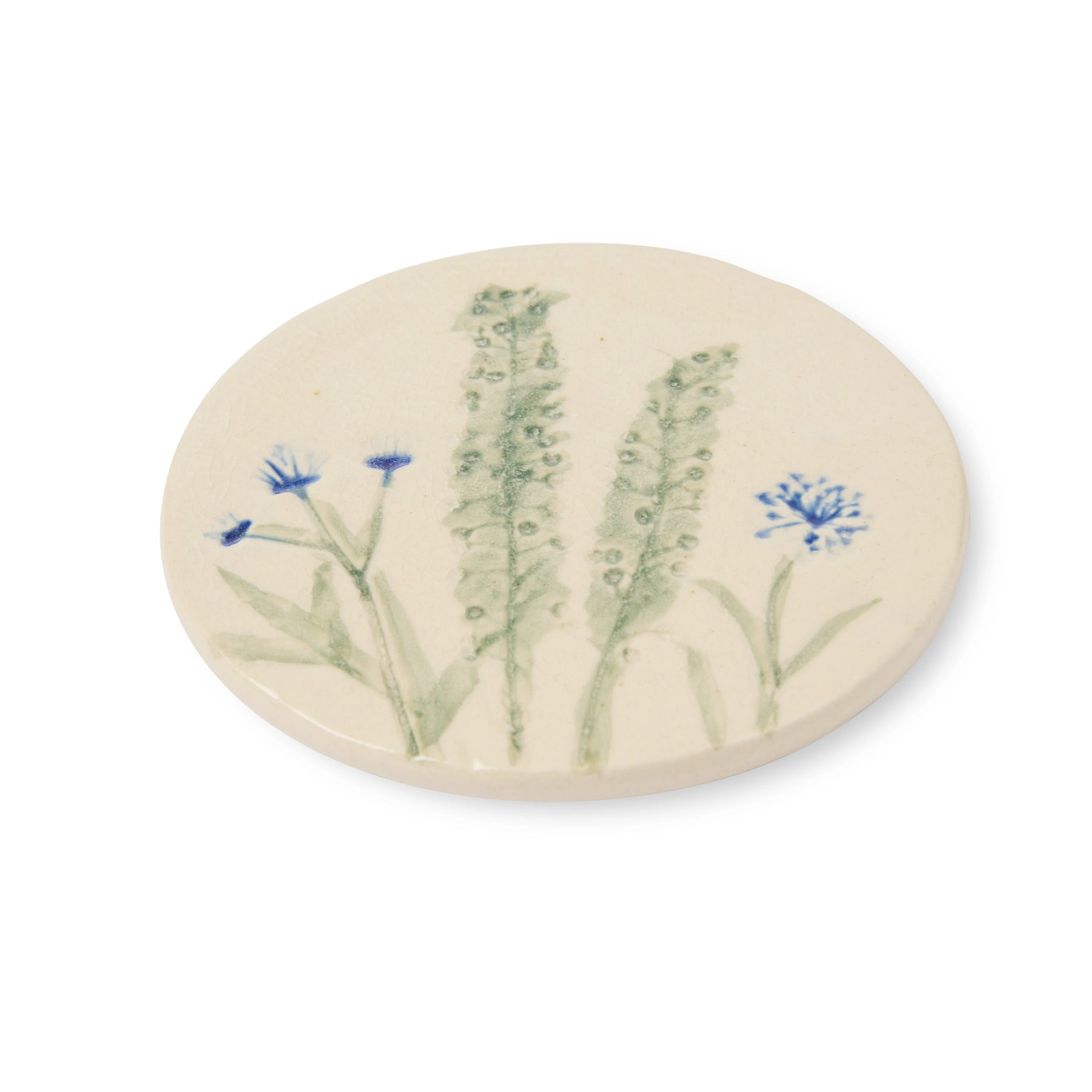 Madras Botanical Ceramic Coaster - The Tribe - Swan Valley