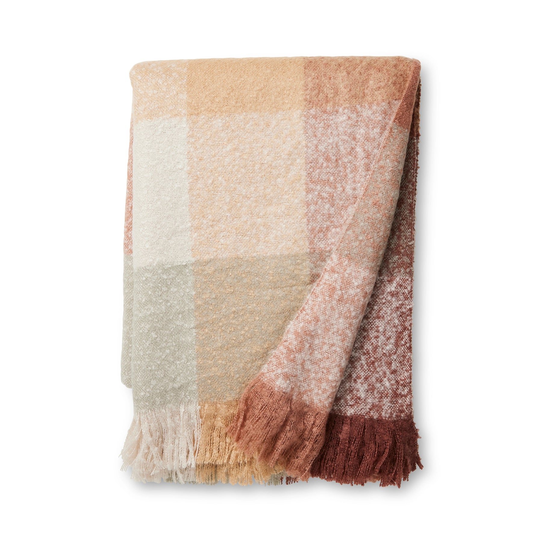 Madras Dana Throw Rug - Rust - The Tribe - Swan Valley