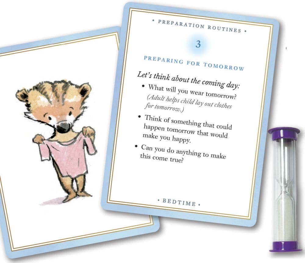 EeBoo Centering Cards - Bedtime - The Tribe - Swan Valley