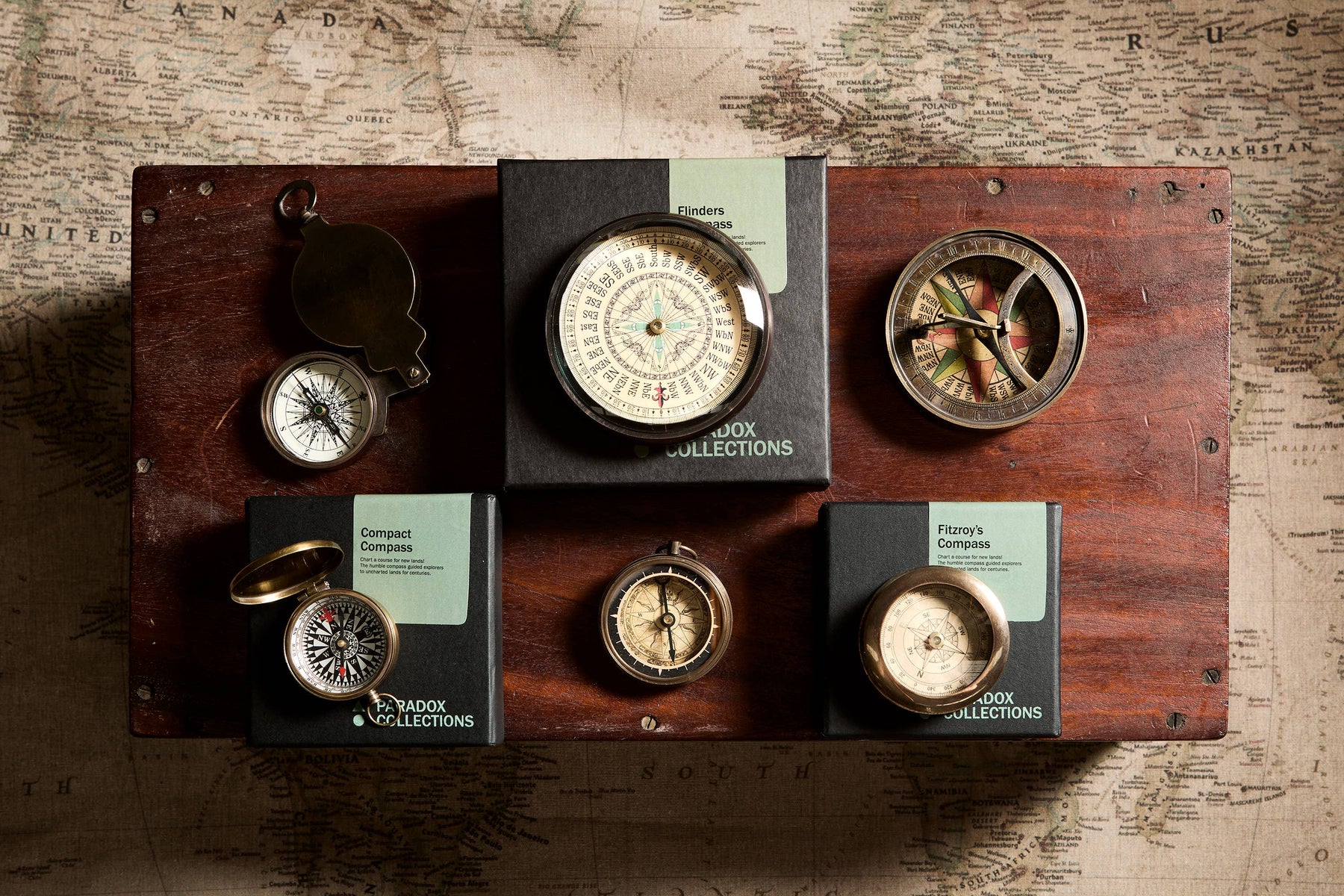 Paradox Collections Folding Compass - The Tribe - Swan Valley