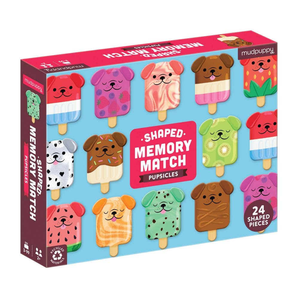 Mudpuppy Memory Match Shaped - Pupsicles - The Tribe - Swan Valley
