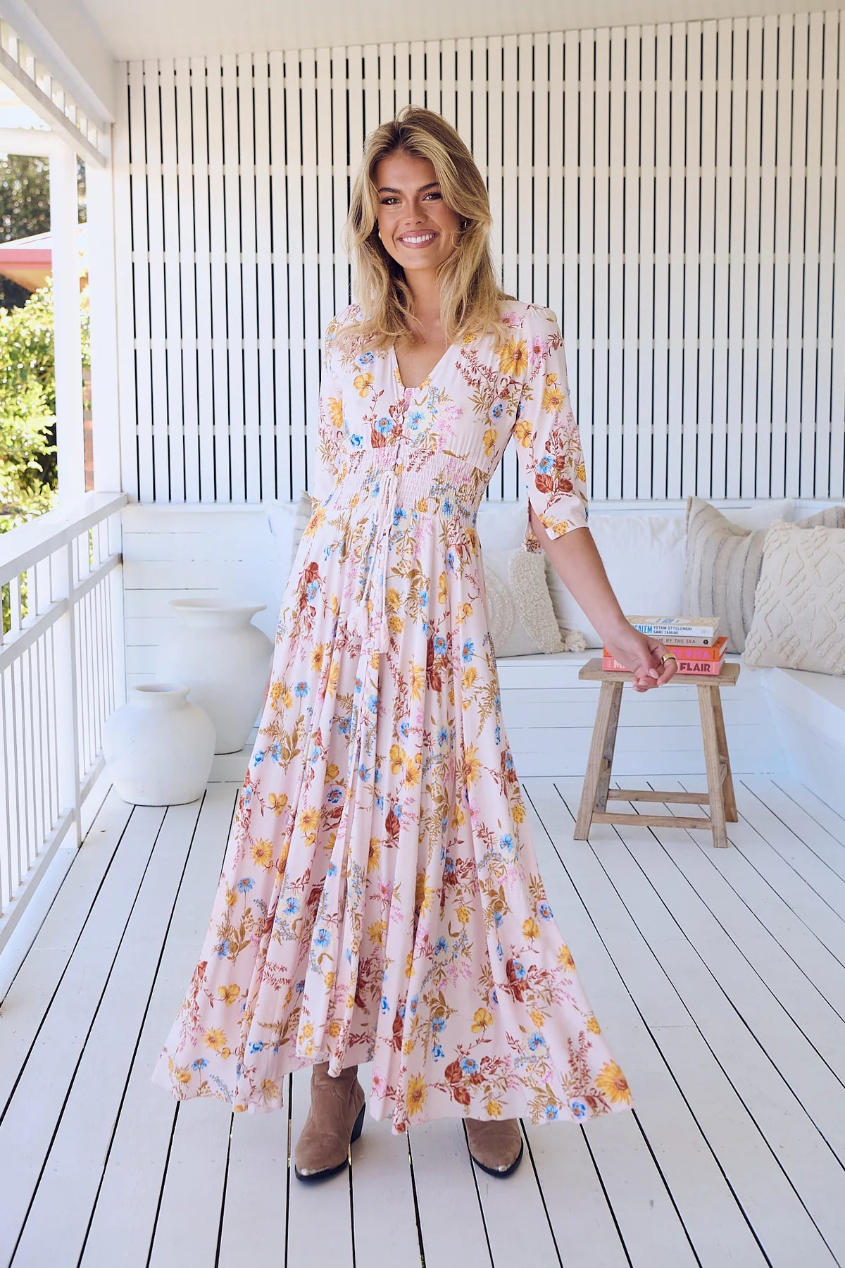 jaase bungalow maxi dress These @salty_crush_aus faves have stolen my heart! , Hellen Maxi Skirt Jeani Print Beige Size 8, JAASE