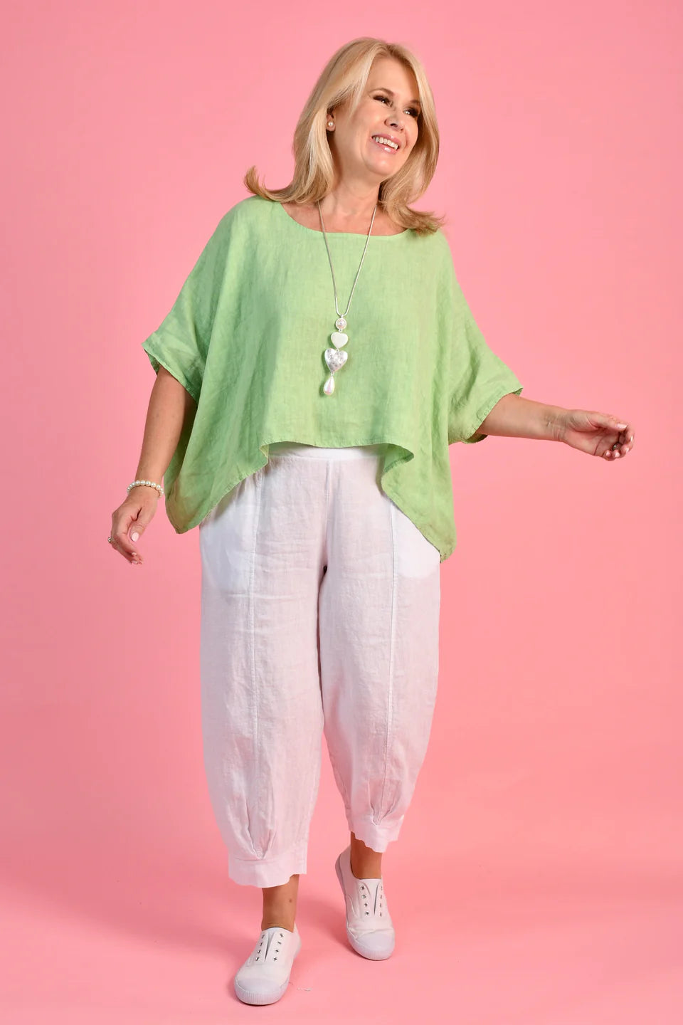 La Sofia Valentina Pant - White - The Tribe - Swan Valley