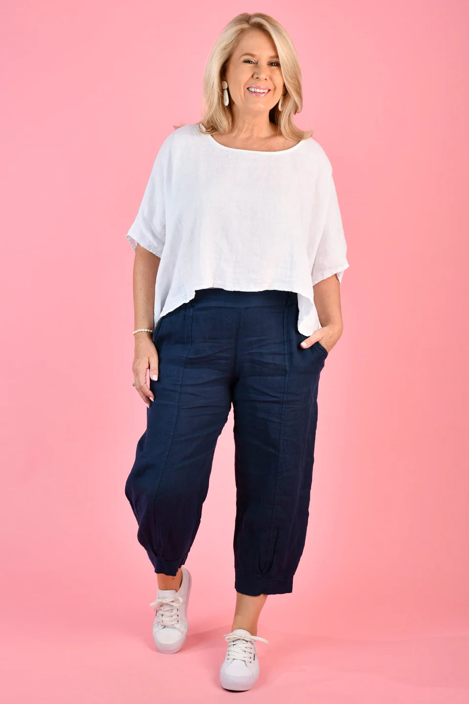 La Sofia Valentina Pant - Navy - The Tribe - Swan Valley