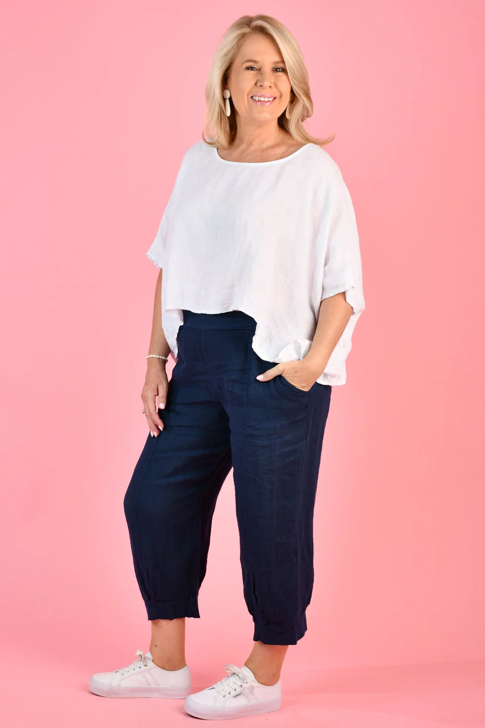 La Sofia Valentina Pant - Navy - The Tribe - Swan Valley