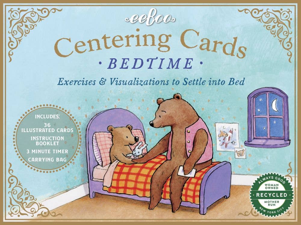 EeBoo Centering Cards - Bedtime - The Tribe - Swan Valley