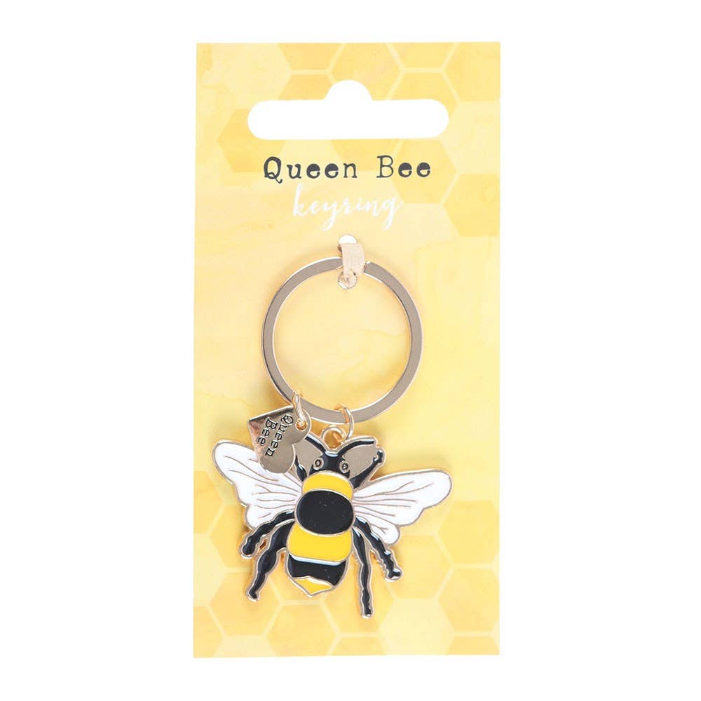 Queen Bee Enamel Keyring - The Tribe - Swan Valley