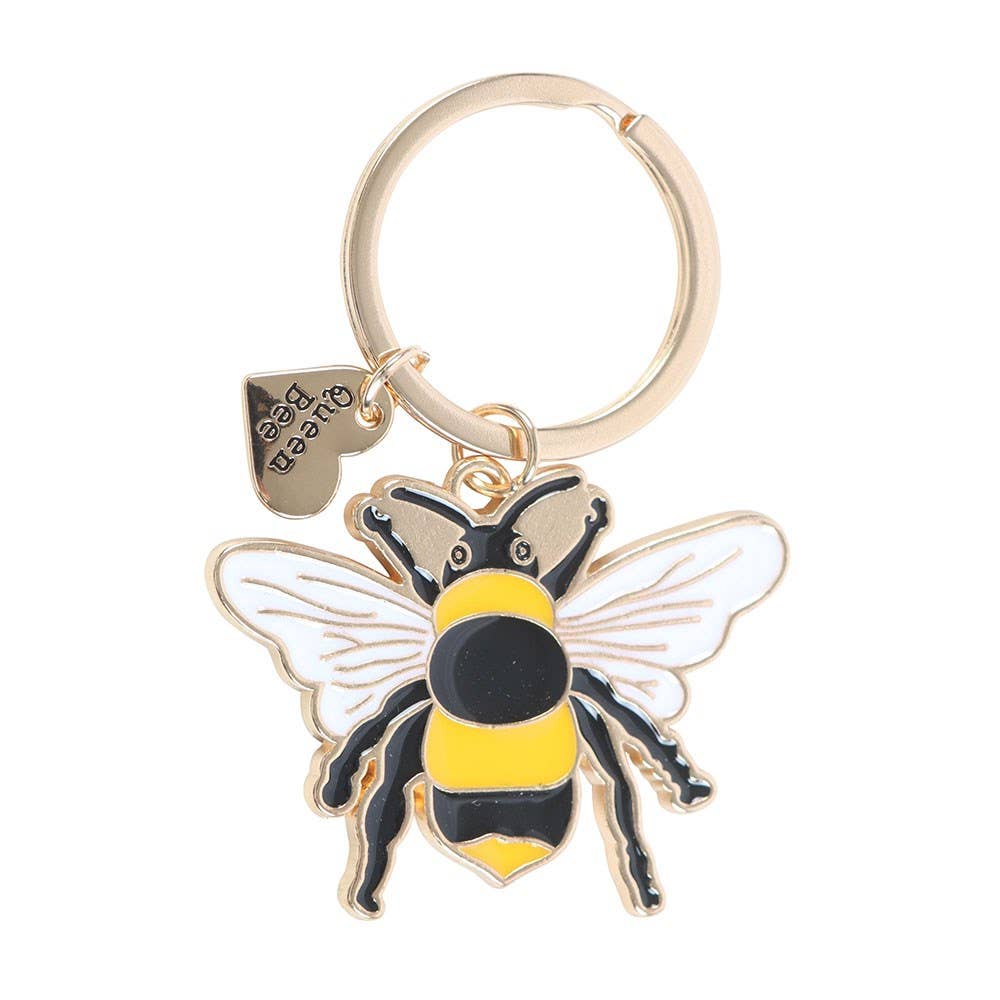 Queen Bee Enamel Keyring - The Tribe - Swan Valley
