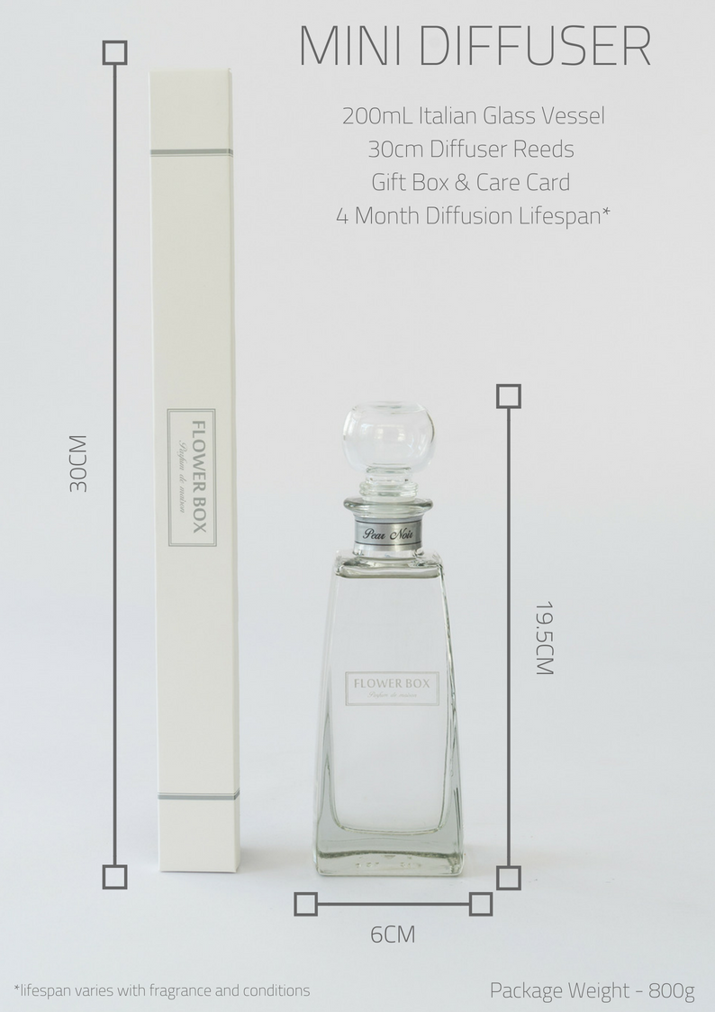 Flower Box Mini Diffuser - Flowers & Pear - The Tribe - Swan Valley